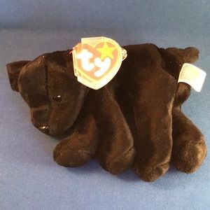 RETIRED TY Luke Beanie Baby 1998 with TAG ERROR! Collectible